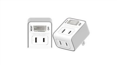 iPlus+保護傘 1切2座2P節能小壁插 一對二集中開關 PU-0122A