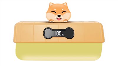 MCK 台灣製造 CHAICHAI狗屋造型口袋迷你行動電源 MCK-MPB005