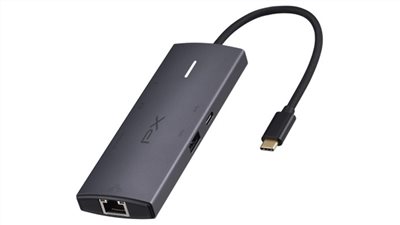 PX 大通 USB TYPE C 7合1高畫質影音轉換器 CX7-11SR
