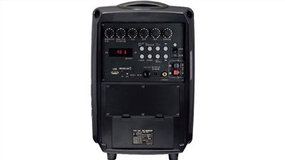 PA-6010 HYLEX POKKA 65W (私訊享優惠) 充電式UHF雙頻道藍芽手提無線擴音機