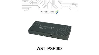 WAVESPLITTER 威世波 HDMI 2.0 4K 一進四出影像分配器 WST-PSP003