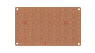 SL-32 電木 125 x 75 x 1.6 mm 小圓點 14 x 24 孔 單面 PCB 萬用電路