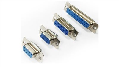 D型焊式接頭9P(DB9F) 兩排15P(DB15F) 三排15P(VGA15F) 25P(DB25F)