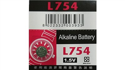 Vinnic 水銀電池 電池 鈕扣電池  L754 單顆裝