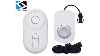 LONG PING  Q-267 攜帶型 看護專用 緊急無線門鈴 45首音樂 (一對一)