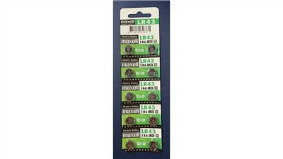 MAXELL LR43鈕扣電池🔋 1.5V