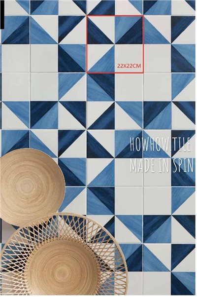 西班牙進口 地中海花磚（22*22cm)GY334