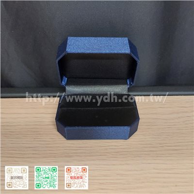 八角蝴蝶結對戒盒