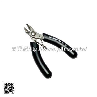 Octopus 台灣90mm 不鏽鋼如意斜口鉗(彈簧)