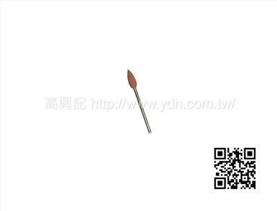 瑞士膠輪 水滴型 中磨