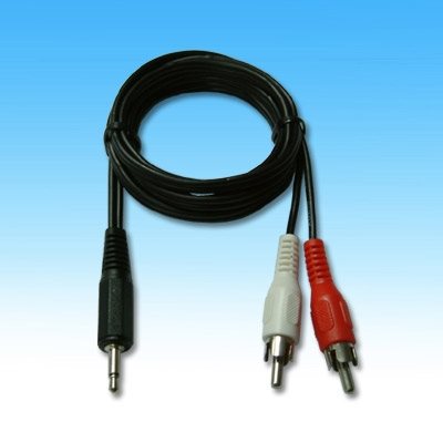 3.5單音頭-2RCA線  5尺