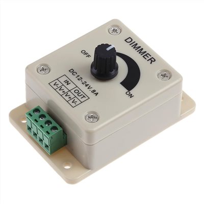 手動調光器 DC12V~24V  電流:8A