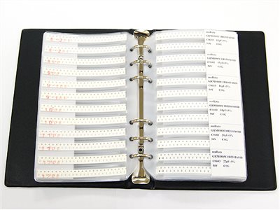 0603電容樣品書 90種規格 各50顆 (0.5pF~2.2F)  1號