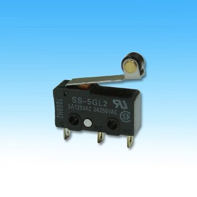 日本OMRON 小型微動開關短輪5A  5098A