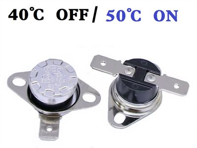 40℃ OFF/50℃ 0N  溫度開關