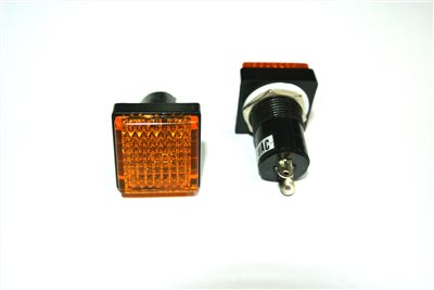 鑽石型指示燈 220V 黃 785220Y