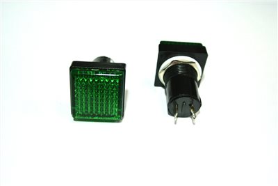 鑽石型指示燈 110V 綠 780120G