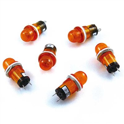 大丸型指示燈 12V 黃 77712Y