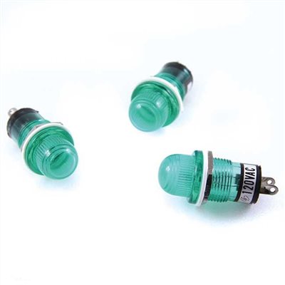 大丸型指示燈 110V 綠 777120G