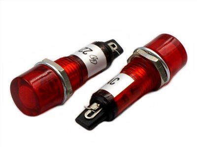 中丸型指示燈  110V 紅