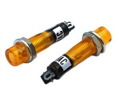 迷你型指示燈  12V 黃