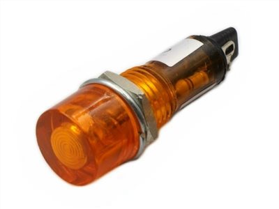 中丸型指示燈  220V 黃