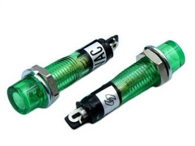 迷你型指示燈  12V 綠