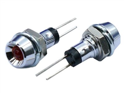 5m/m  3V鐵殼指示燈 井型  紅