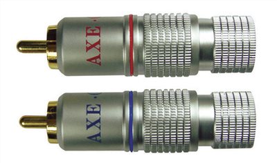 RCA 頭無氧銅鍍金本體一體成型 BR-3165 8MM