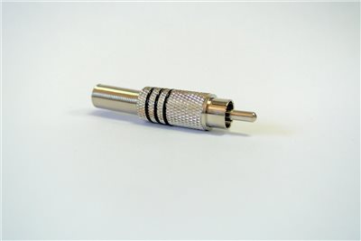 RCA插頭 銅 5C   黑  1029