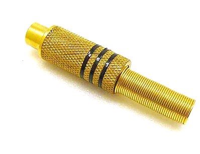 RCA插座鍍金5C   黑  1360