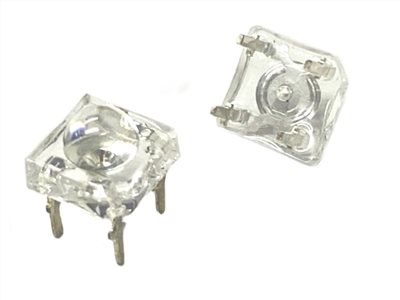 5MM 全彩(RGB)食人魚透明LED 慢閃