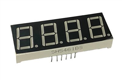 0.56"  4個8  共陽 七段顯示器