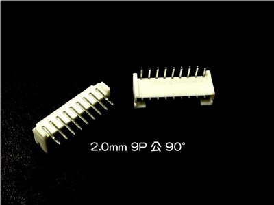 2.0mm  9P  公   90°