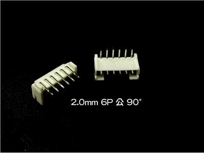 2.0mm  6P  公  90°