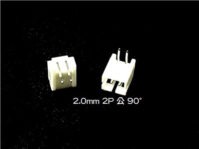 2.0mm  2P  公  90°