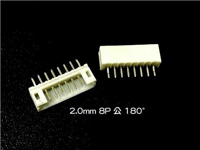 2.0mm  8P  公   180°