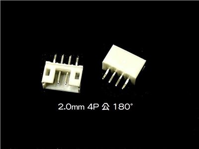 2.0mm  4P  公  180°
