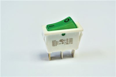 3P2段 帶燈開關 綠 A3