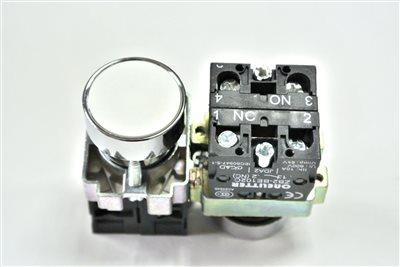 按鈕開關 無段 白 PB-6
