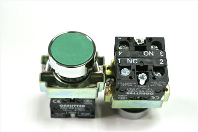 按鈕開關 無段 綠 PB-3