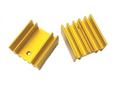 散熱片 小H  邊孔 25mm*23.5mm*16mm