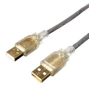 USB2.0 A公-A公鍍金頭連接線  1.8M