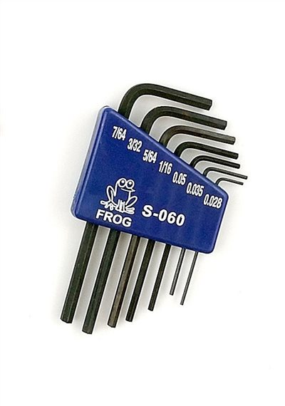 FROG蛙印電工 公制 英制 六角扳手7件組 S-060