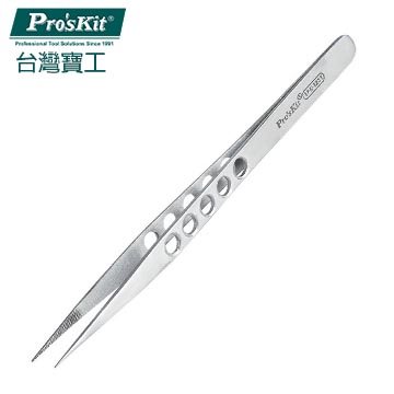 1PK-123T  手持孔不銹鋼長尖鑷子(165mm)