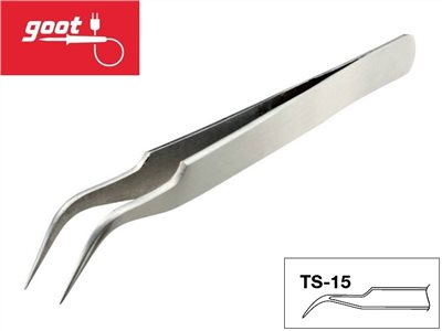 日本 goot 尖型精密鑷子  TS-15