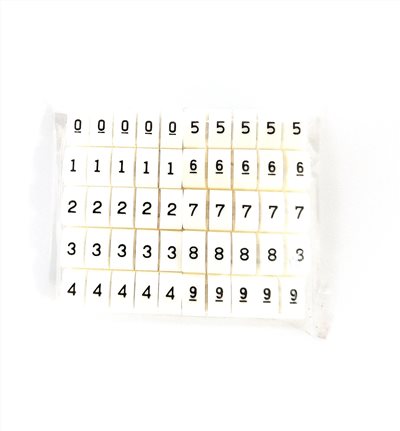 MB型配線標誌  MB-3  0~9(各5pcs) 