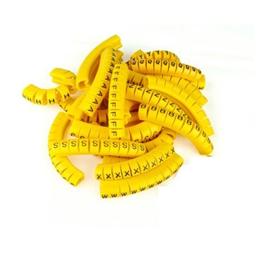 EC型配線標誌  EC-2  A~Z(各10pcs)