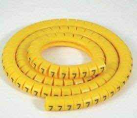 EC型配線標誌  EC-2  7 (100pcs)