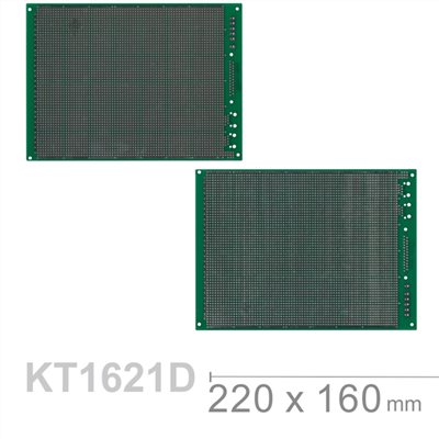 KT-1621D 220 x 160 mm 雙面 72 x 58 孔 FRP PCB板 萬用電路板